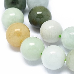 Natürliche jadeite Perlen Stränge&nbsp;G-G789-01C