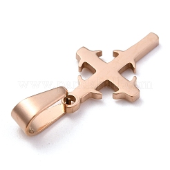 Ciondoli in acciaio inox 304&nbsp;STAS-P253-06RG