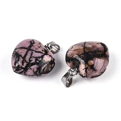 Colgantes naturales rhodonite&nbsp;G-T143-49F