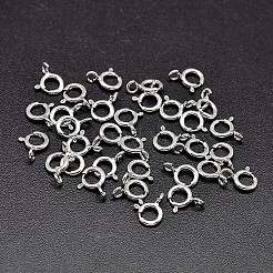 925 Sterling Silber Federring Verschlüsse&nbsp;STER-F014-06A
