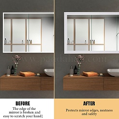 Ruban décoratif auto-adhésif imperméable en PVC à effet grain de bois&nbsp;DIY-WH20007-38B-02