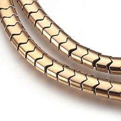Chapelets de perles en hématite synthétique sans magnétique&nbsp;G-I208-17-E