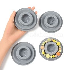4 Stück PE- und Flockperlen-Designplatten&nbsp;ODIS-FS0001-01D