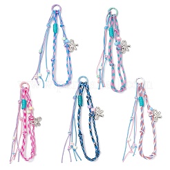 5 pièce de décorations suspendues en corde de polyester et spandex de 5 couleurs&nbsp;HJEW-JM04291