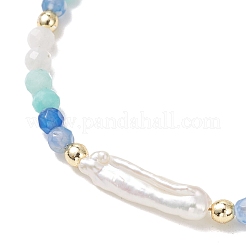 Armbänder aus natürlichen und synthetischen Edelsteinen und Nuggets&nbsp;BJEW-JB13260-01