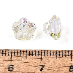 Galvanisieren transparente Glasperlen Stränge&nbsp;EGLA-N055-03A-11