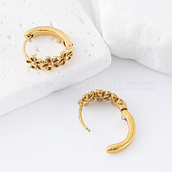 Boucles d'oreilles créoles en acier inoxydable 304 pour femmes&nbsp;AE2924