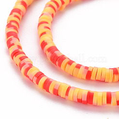 Handgemachte Polymer-Lehm-Korn-Stränge&nbsp;CLAY-S094-4mm-A09