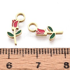 304 Edelstahl-Emaille-Anhänger&nbsp;STAS-T064-80