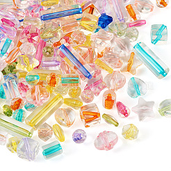 200pcs 10 Arten transparente Acrylperlen&nbsp;TACR-TA0001-28