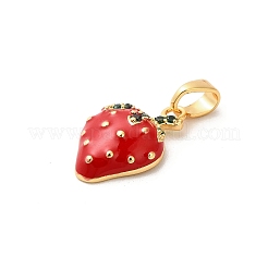 Pendentifs d'émail en laiton &nbsp;KK-C108-04A-G