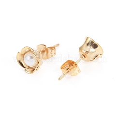 Orecchini a bottone in acciaio inossidabile 304&nbsp;EJEW-I236-03
