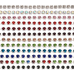 12 Farben Messing Strass Strassketten&nbsp;CHC-FW0001-01