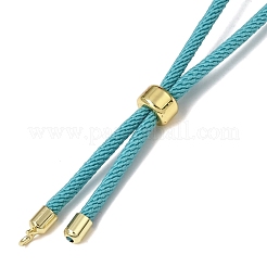 Cómo hacer pulseras con cordón trenzado de nailon redondo ajustable de 3 mm&nbsp;FB-CBAA152-04G-38