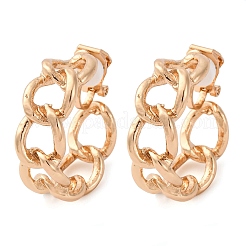 Boucles d'oreilles à clip en alliage de silicone&nbsp;EJEW-Z120-01G-01