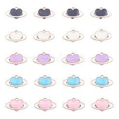 Pendentifs d'émail en alliage&nbsp;PALLOY-CJ0001-05
