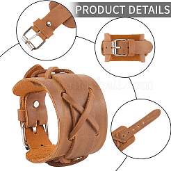 Bracelets en cordon de simili cuir pour hommes&nbsp;BJEW-CL0001-55B