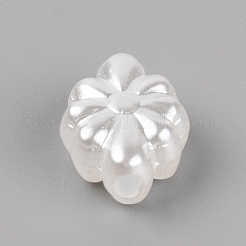 Perles acryliques opaques&nbsp;OACR-WH0026-01A