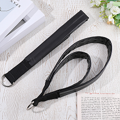 Doppelschlaufengurte aus Nylon und PU-Leder für Yoga&nbsp;AJEW-WH20020-581B