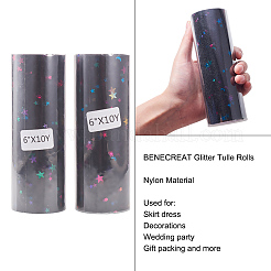 Sterne Pailletten Deko Mesh Bänder&nbsp;OCOR-BC0006-04O