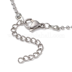 Collares de cadena de bolas de acero inoxidable 304 de 2 mm&nbsp;NJEW-JN05800