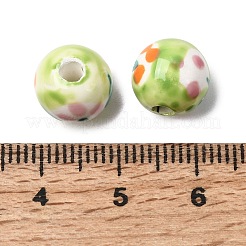 Perles en porcelaine manuelles&nbsp;LS-PORC-A034-02C