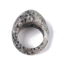 Anillos unisex de jaspe de sésamo natural para dedo.&nbsp;G-Q601-19C