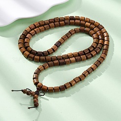 Bracelets enroulés en perles rondes en bois&nbsp;BJEW-U041-02B