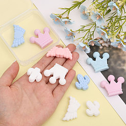 18pcs 9 perles de silicone écologiques de qualité alimentaire&nbsp;SIL-CA0002-04
