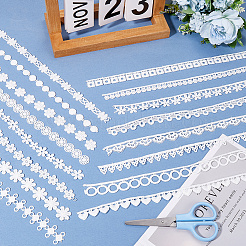 24 Yards 8 Stile Milchfaser Spitzenbesatzband&nbsp;OCOR-CY0001-09B