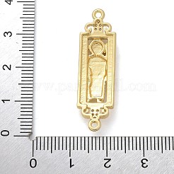 Ciondolo connettore rettangolare in smalto ottone san giuda&nbsp;KK-M319-06G-02