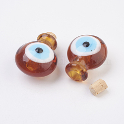 Handmade lampwork Parfümflasche Anhänger&nbsp;LAMP-P044-H