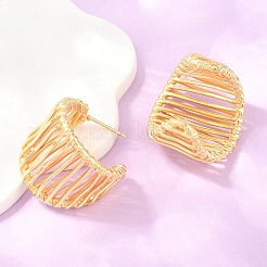 Clous d'oreilles en laiton&nbsp;EJEW-P346-03G