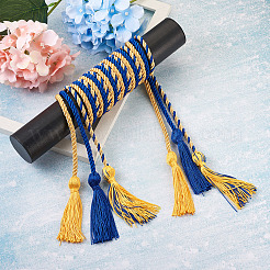 6 pièces 3 styles corde d'honneur de graduation en polyester&nbsp;AJEW-TA0001-22