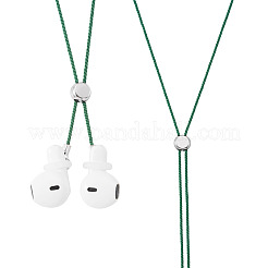 2 sangle de cordon d'écouteur en polyester&nbsp;HJEW-TAC0166