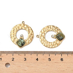 Natürliche afrikanische Türkis (Jaspis) Anhänger&nbsp;STAS-L022-527G
