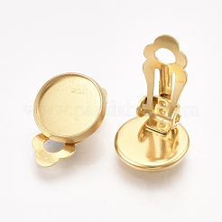 201 Ohrclips aus Edelstahl&nbsp;X-STAS-T045-34B-G