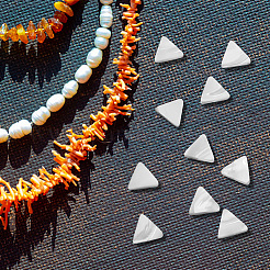 1 Strang natürliche Muschelperlenstränge&nbsp;BSHE-BC0001-13