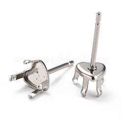 Configuración de aretes de acero inoxidable 304 que no se deslustran&nbsp;STAS-B004-08P-E