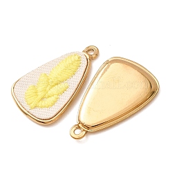 Colgantes bordados en acero inoxidable 304 y tela.&nbsp;FB-CBAFBAF-02G