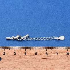 925 Panzerkettenverlängerung aus Sterlingsilber&nbsp;STER-G039-01B-S