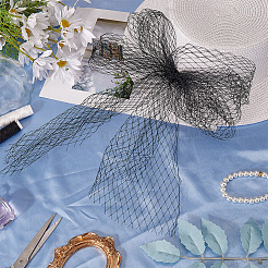 Schleier aus Polyester-Organza mit großem Augennetz&nbsp;DIY-WH0028-94A