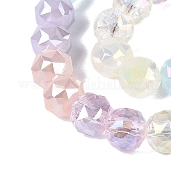 Hilos de cuentas de vidrio opacas y transparentes&nbsp;EGLA-Q135-8MM-A02