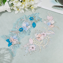 Broderie en polyester&nbsp;DIY-WH2031-077B-02