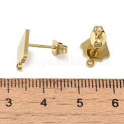 Accesorios para pendientes de acero inoxidable 304 con revestimiento iónico (IP)&nbsp;STAS-I206-79G