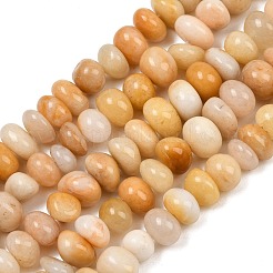 Fili di perline giada gialla naturale&nbsp;GG-CBACF26-A02-01