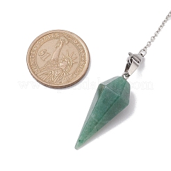 Wünschelrutenpendel aus natürlichen und synthetischen gemischten Edelsteinen&nbsp;PALLOY-JF02609-02