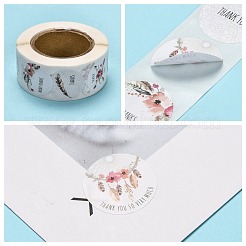 1 pouce merci autocollants&nbsp;DIY-G013-A08