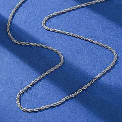 1.5 mm 304 Edelstahl-Seilkettenhalsketten&nbsp;NJEW-T016-23P