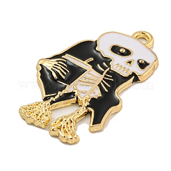 Halloween-Legierung Emaille-Anhänger&nbsp;LS-ENAM-H045-01G-04